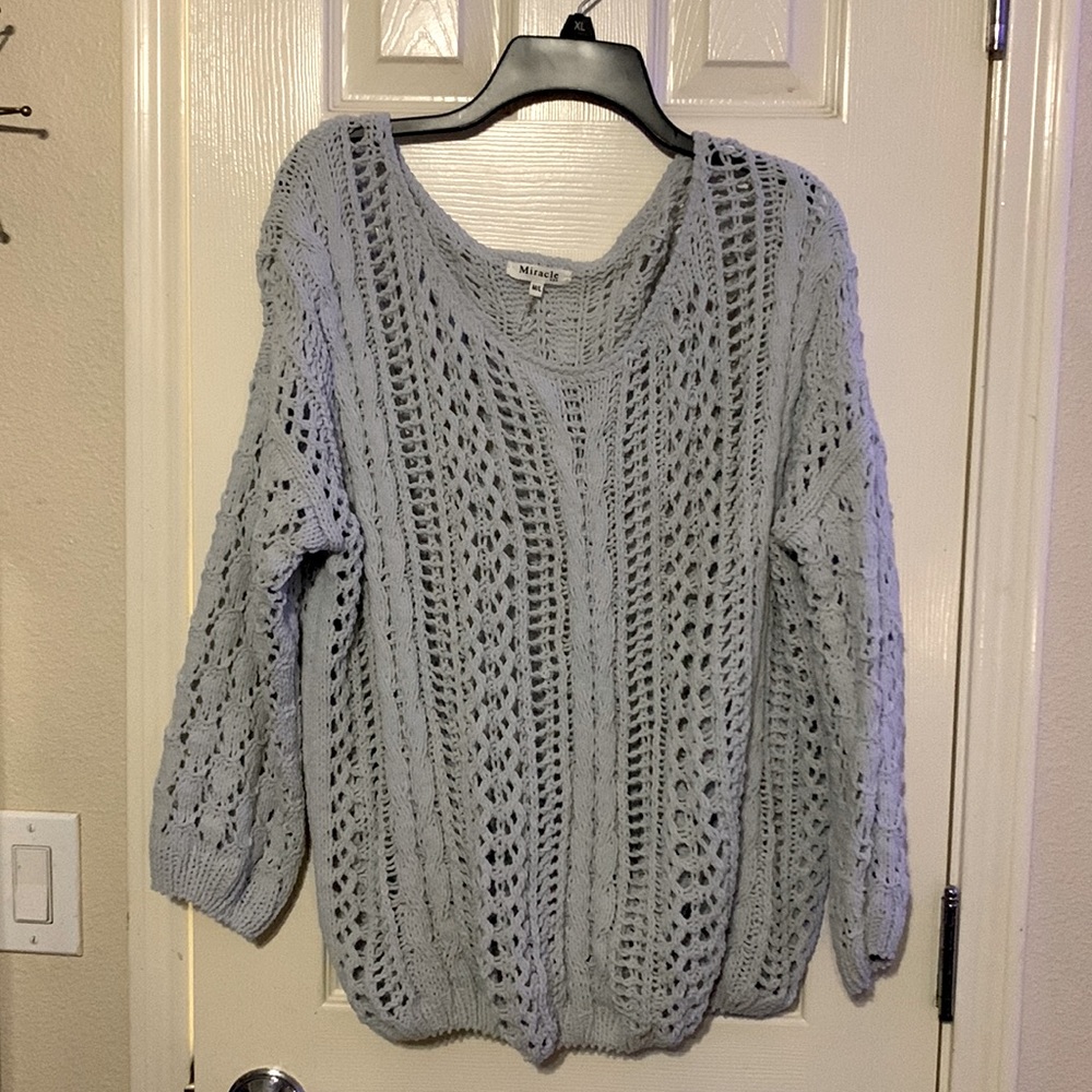 Cable knit comfy sweater